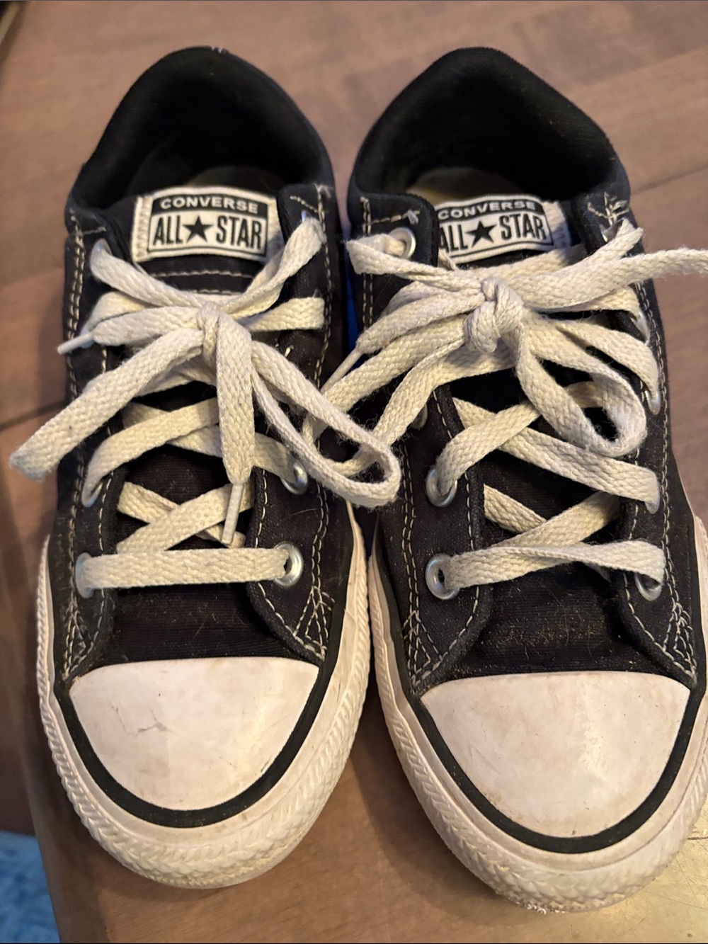 Converse Kids Black and White Low Top Sneakers